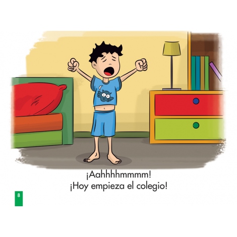 Empieza el colegio · Cuento de estructuración lingüística