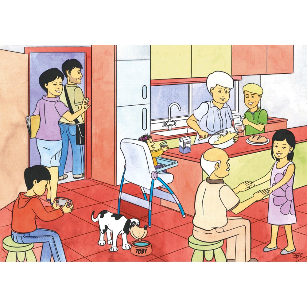 Láminas para expresión oral y estructuración de frases · Enséñame a hablar