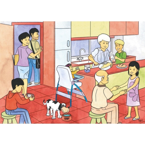 Láminas para expresión oral y estructuración de frases · Enséñame a hablar