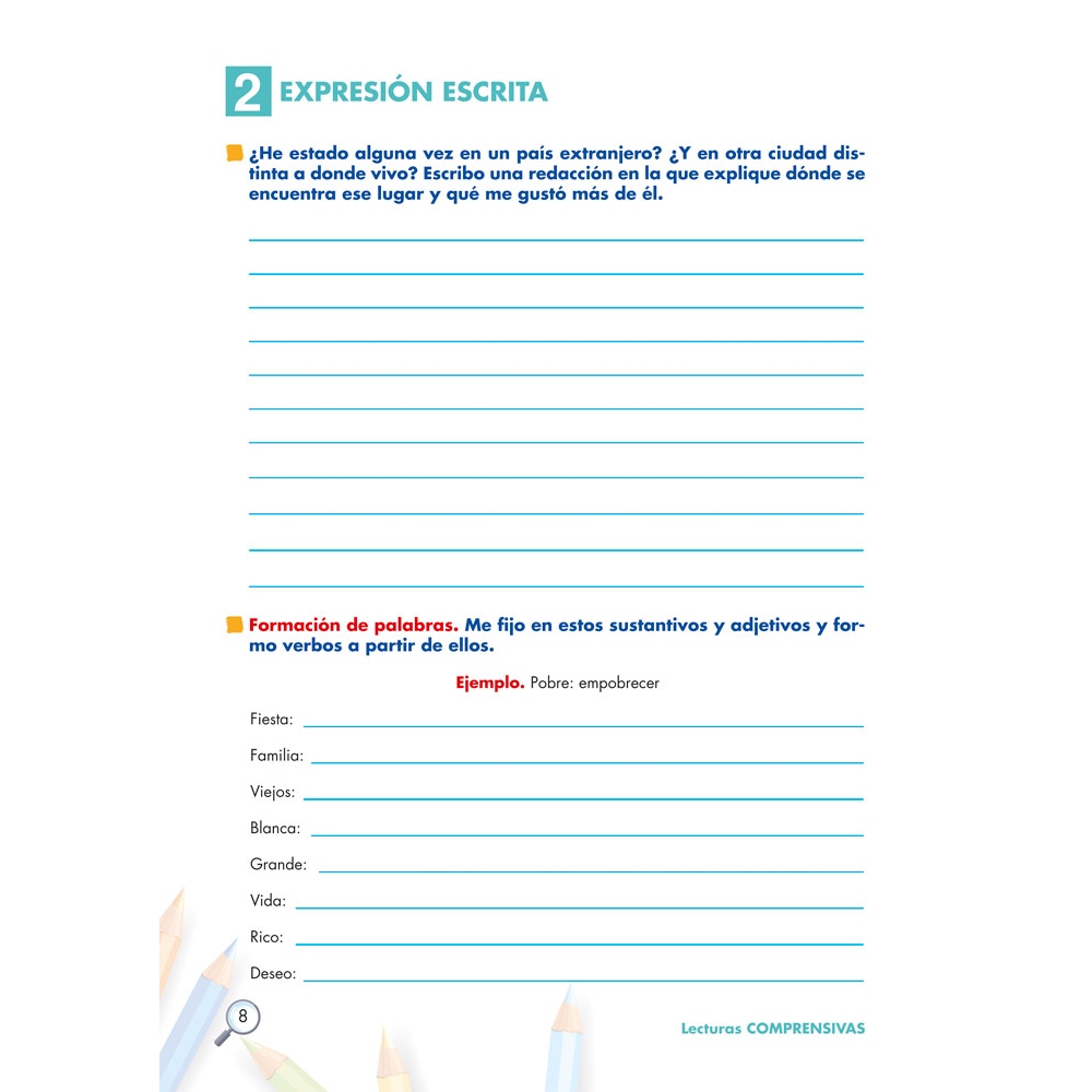 Lecturas comprensivas 1.1 · Educación Secundaria