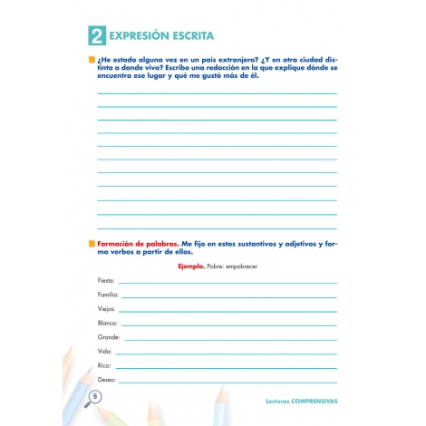 Lecturas comprensivas 1.1 · Educación Secundaria