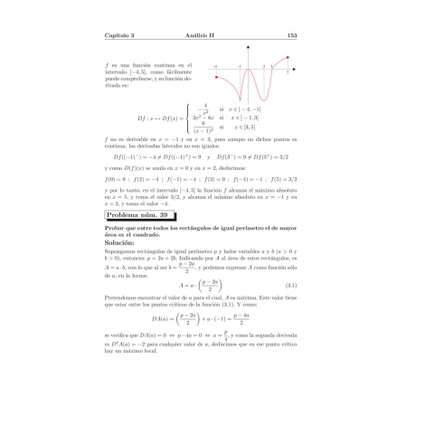 Compendio de problemas de matemáticas V. Análisis II · Bachillerato