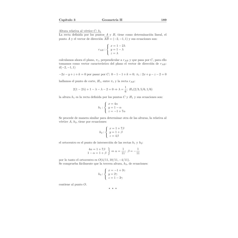 Compendio de problemas de matemáticas VI. Álgebra II y geometría II · Bachillerato