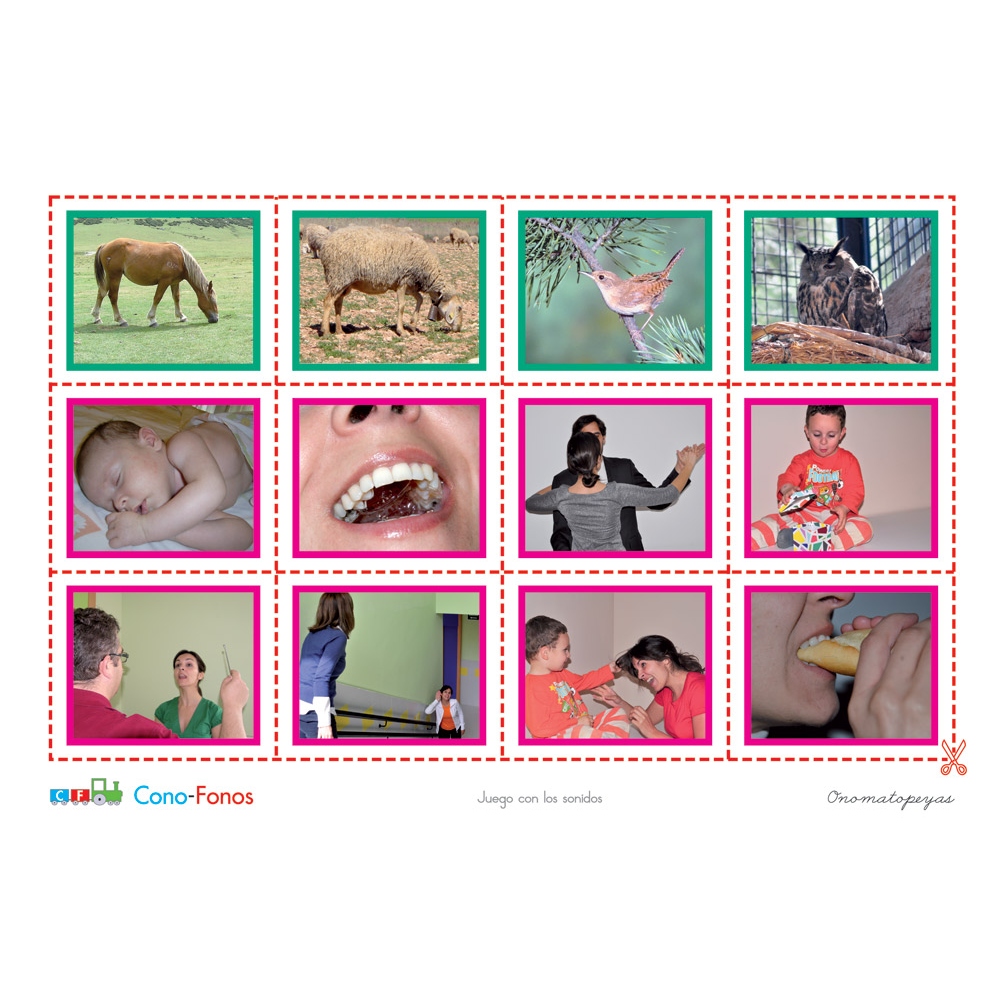 Cono-fonos 1: Juego con los sonidos