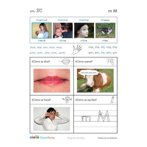 Cono-fonos 2: Pregunto a las letras