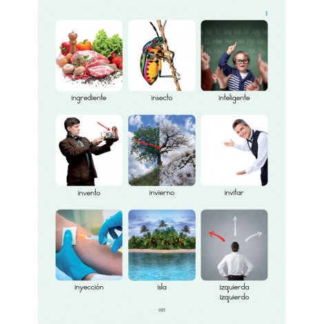 Diccionario de imágenes reales