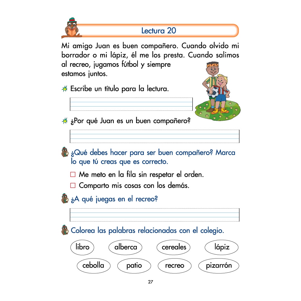 Lecturas comprensivas 6