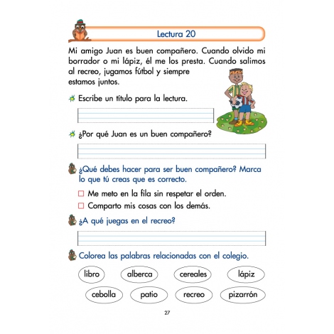 Lecturas comprensivas 6