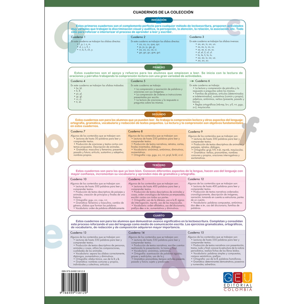 Lecturas comprensivas 6