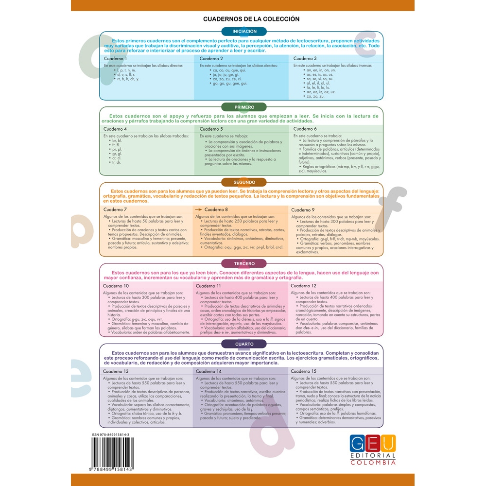 Lecturas comprensivas 8