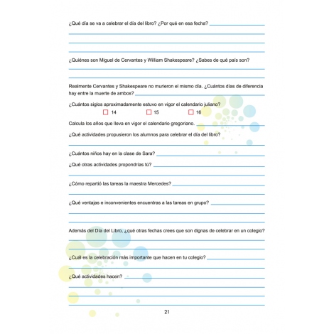 Lecturas comprensivas 18