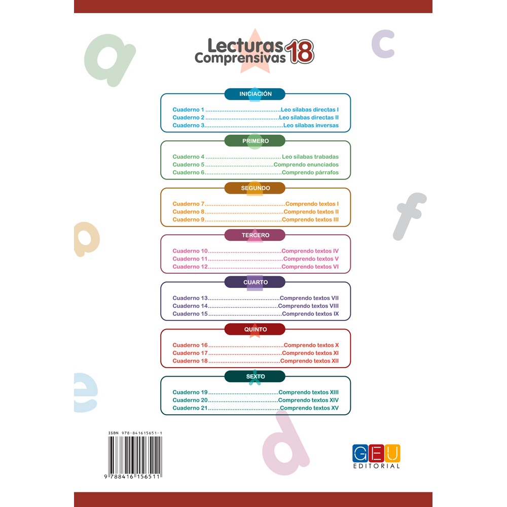Lecturas comprensivas 18