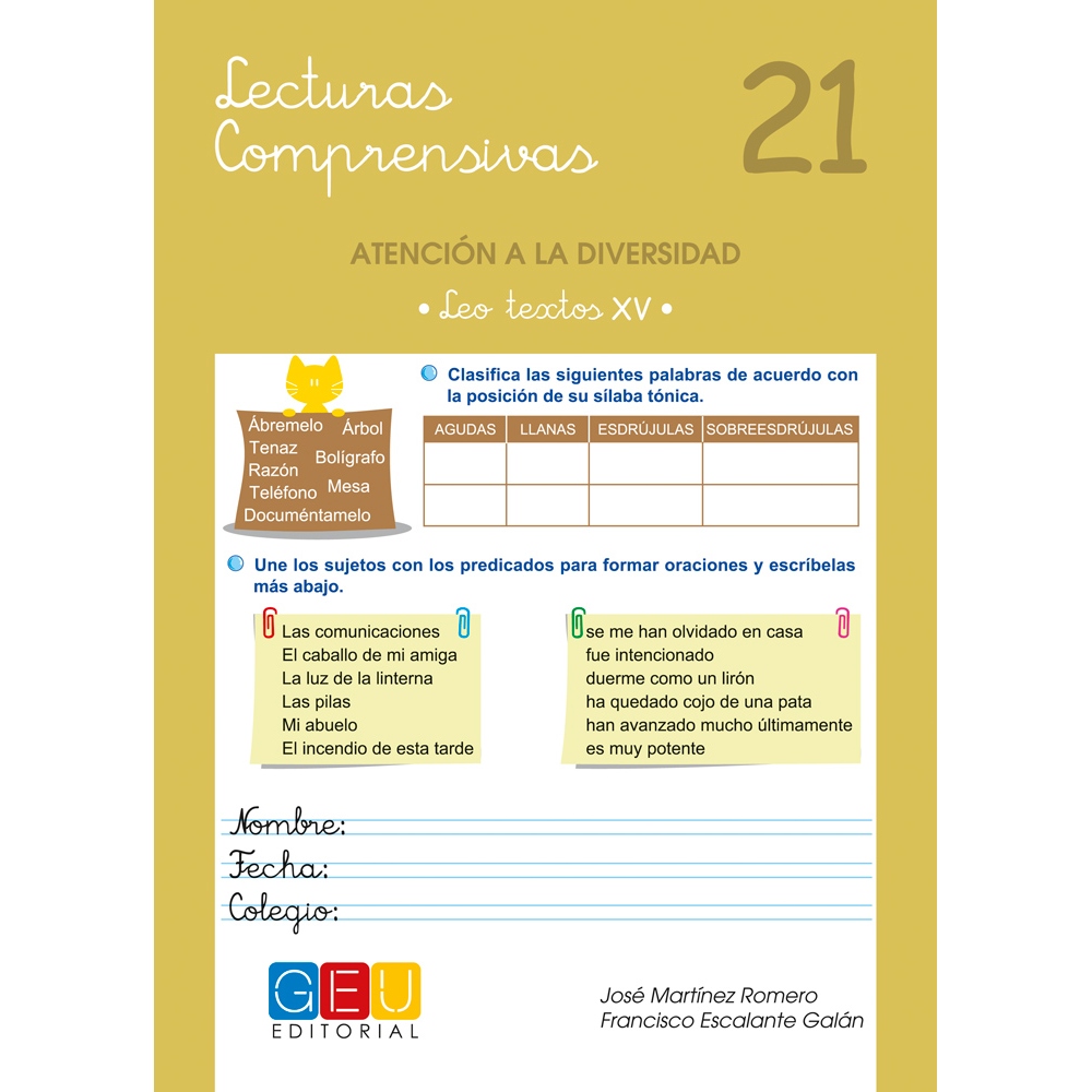 Lecturas comprensivas 21