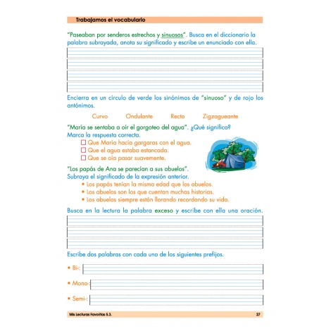 Mis lecturas favoritas 5.3 Mis lecturas favoritas 5.3