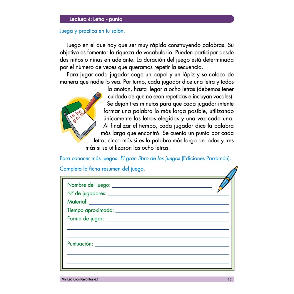 Mis lecturas favoritas 6.1