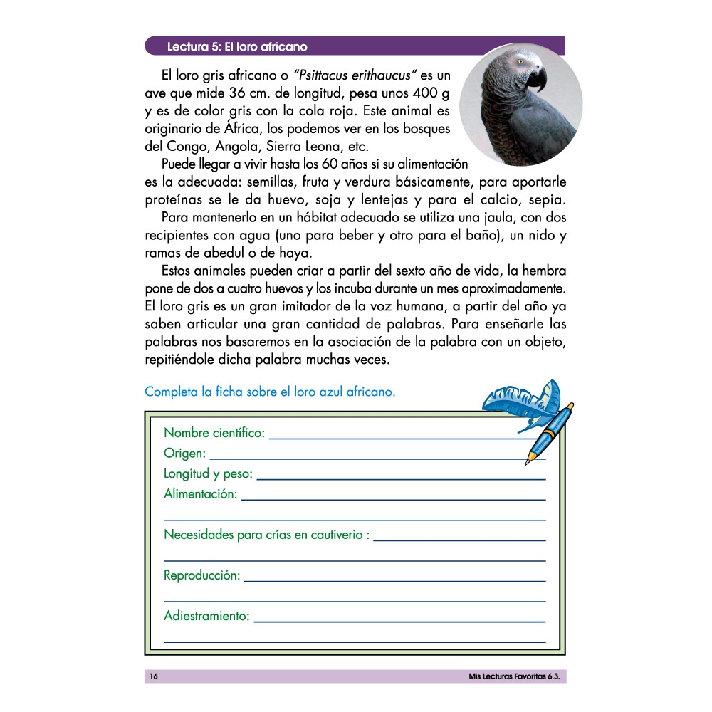 Mis lecturas favoritas 6.3