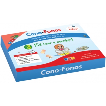 Cono-fonos 3: ¡Sé leer y escribir!