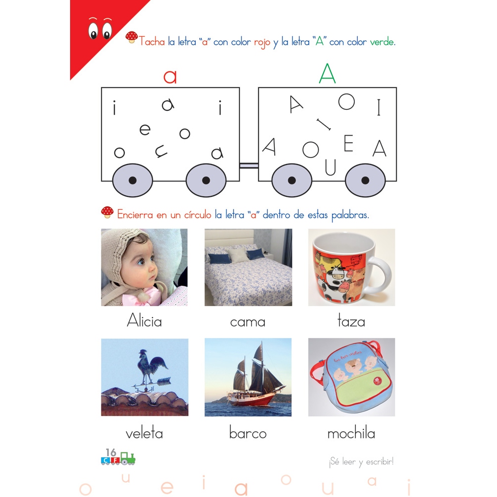 Cono-fonos 3: ¡Sé leer y escribir! Cuaderno 1: Vocales