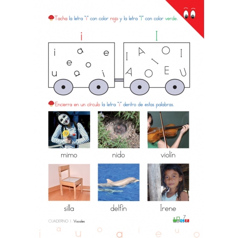 Cono-fonos 3: ¡Sé leer y escribir! Cuaderno 1: Vocales
