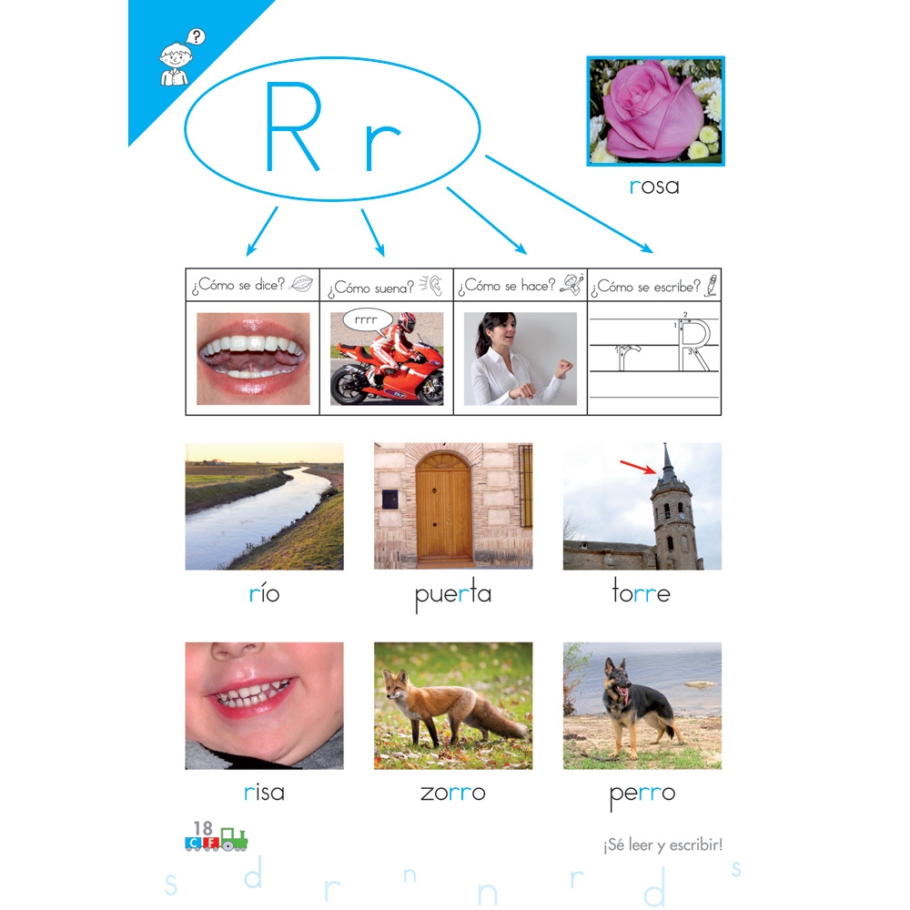 Cono-fonos 3: ¡Sé leer y escribir! Cuaderno 3: Consonantes s, r, n, d