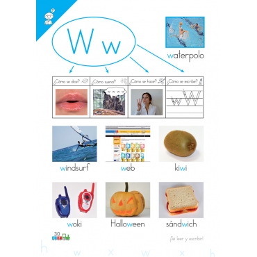 Cono-fonos 3: ¡Sé leer y escribir! Cuaderno 8: Consonantes h, x, w 2