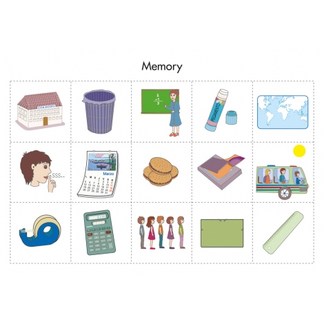 Aprendo palabras. Unidad 1: El colegio