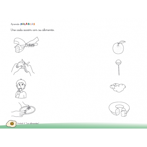 Aprendo palabras. Unidad 4: Los alimentos