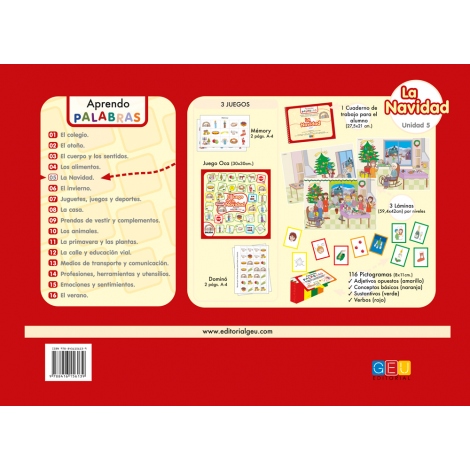 Aprendo palabras. Unidad 5: La Navidad