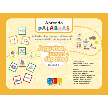 Aprendo palabras. Unidad 7: Juguetes, juegos y deportes 2