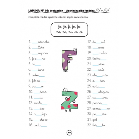 Sustitución de letras en la escritura