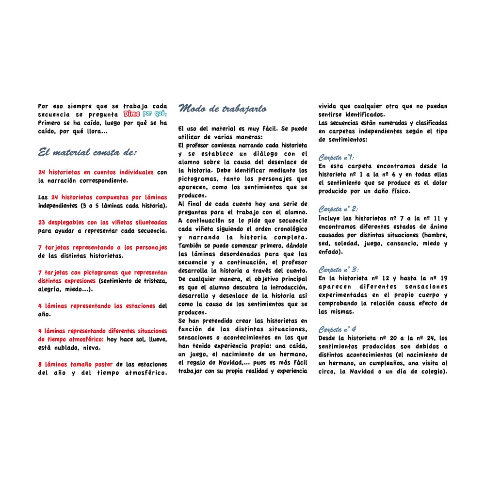 Dime por qué · Caja 1