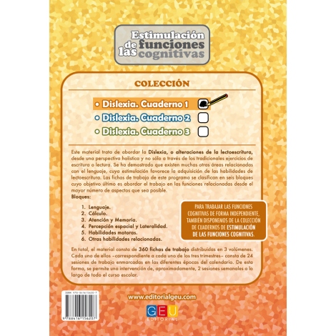 Dislexia. Cuaderno 1 · Niños