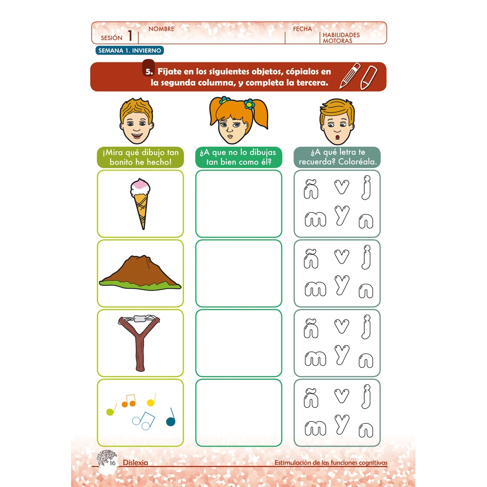Dislexia. Cuaderno 2 · Niños