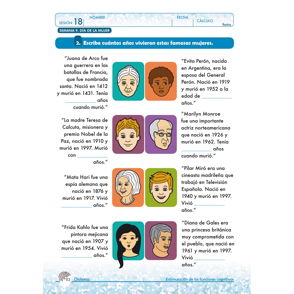 Dislexia. Cuaderno 2 · Niños