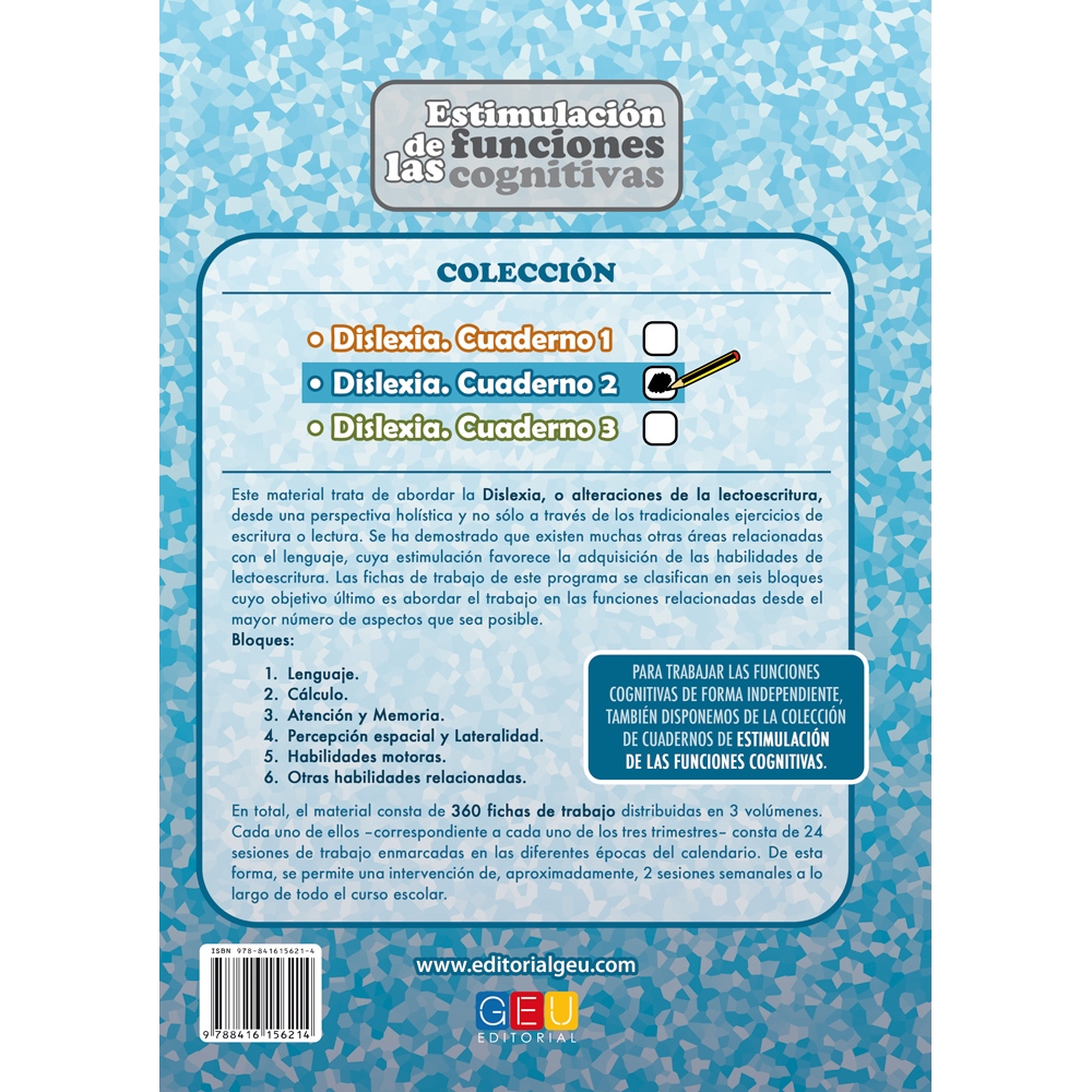Dislexia. Cuaderno 2 · Niños