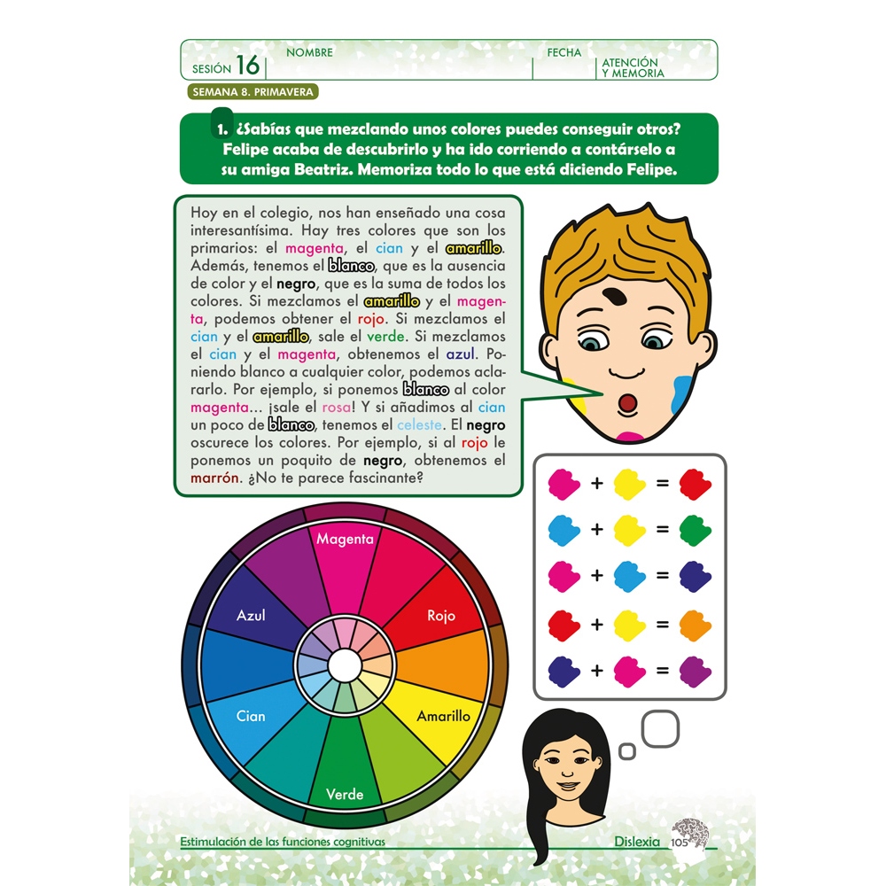 Dislexia. Cuaderno 3 · Niños