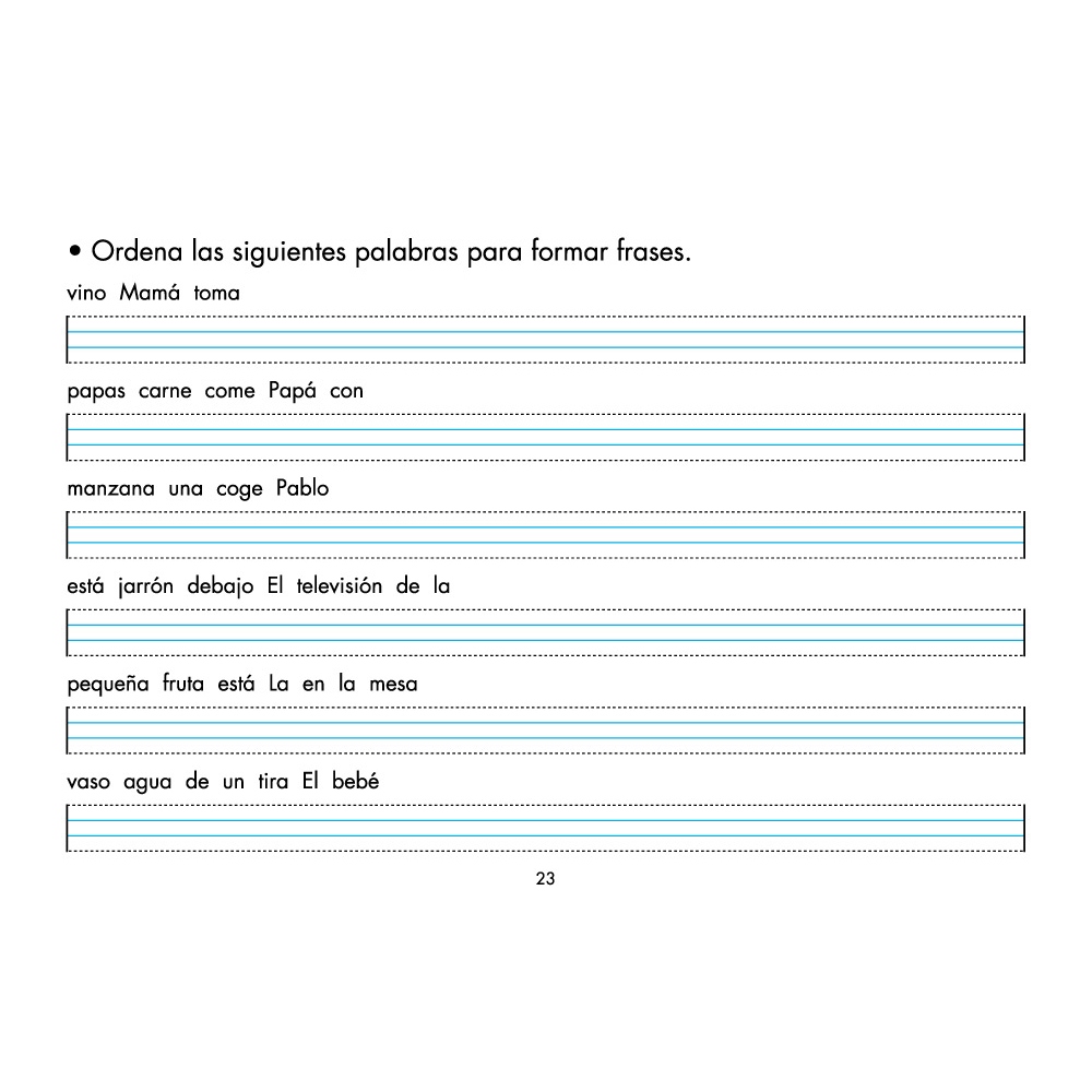 Cuaderno de lectoescritura para el alumno 4 · Enséñame a hablar Cuaderno de lectoescritura para el alumno 4 · Enséñame a hablar