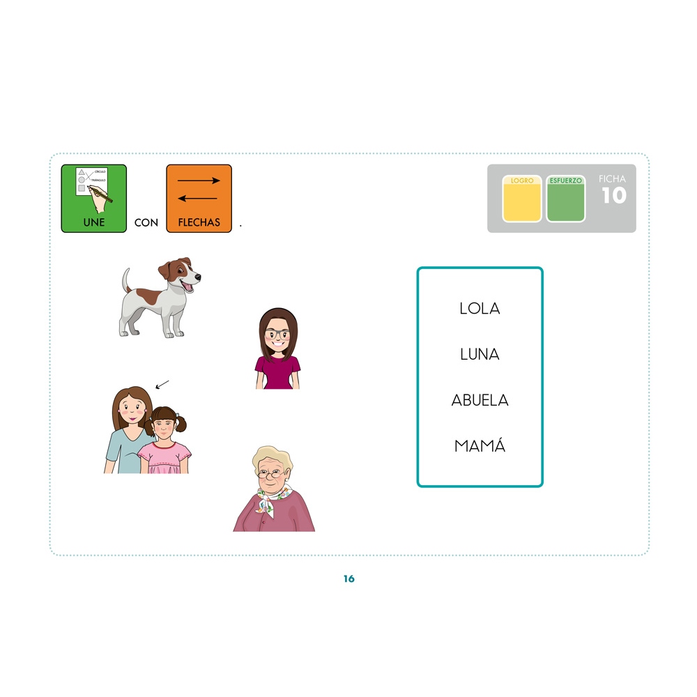 Método de lectoescritura visual 1: Mi familia