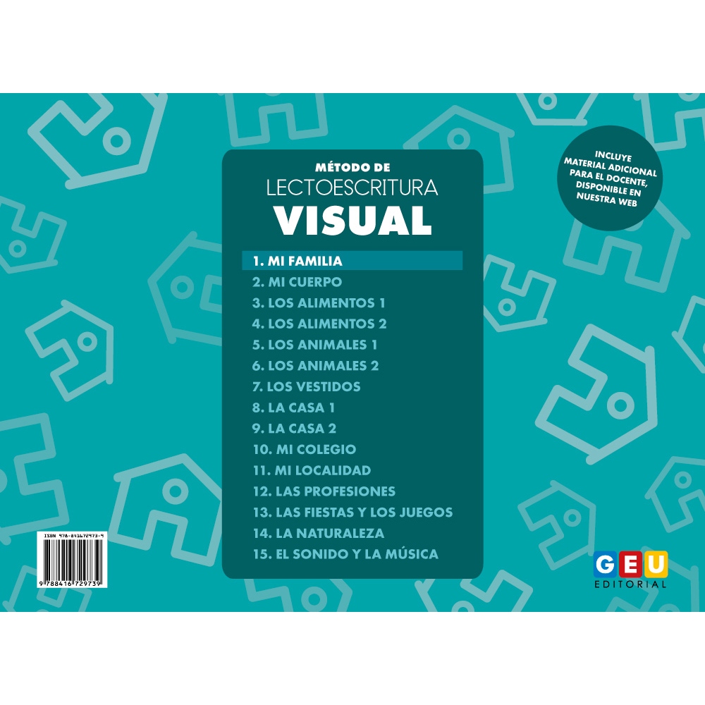 Método de lectoescritura visual 1: Mi familia