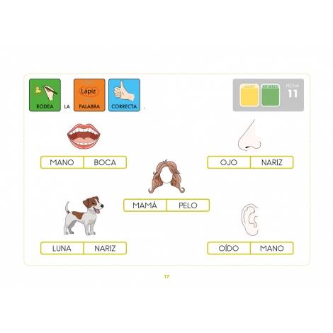 Método de lectoescritura visual 2: Mi cuerpo