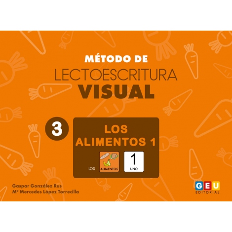 Método de lectoescritura visual 3: Los alimentos 1