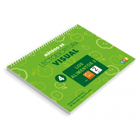 Método de lectoescritura visual 4: Los alimentos 2