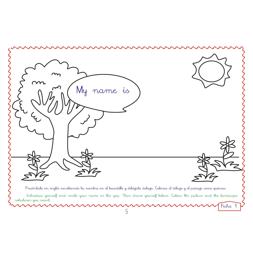 Aprendo inglés con mi amiga Red