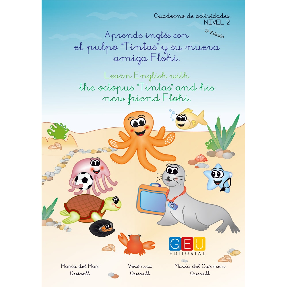 Aprende inglés con el pulpo Tintas y su nueva amiga Floki