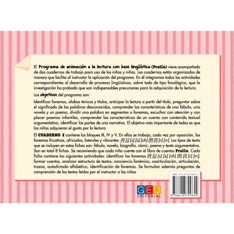 ProLín: Cuaderno de trabajo 2