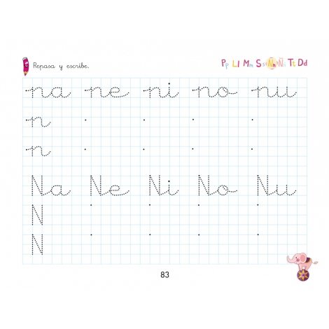 Mis primeras letras: Consonantes 1