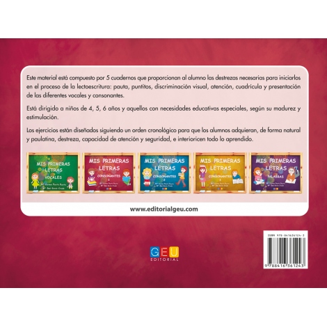 Mis primeras letras: Consonantes 1