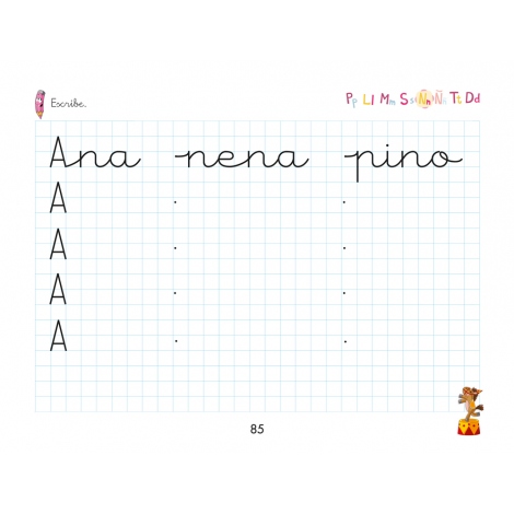 Mis primeras letras: Consonantes 1