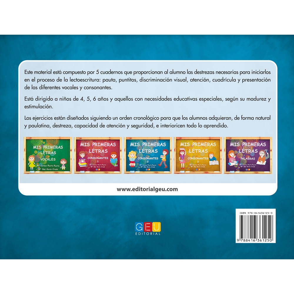 Mis primeras letras: Consonantes 2