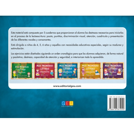 Mis primeras letras: Consonantes 2